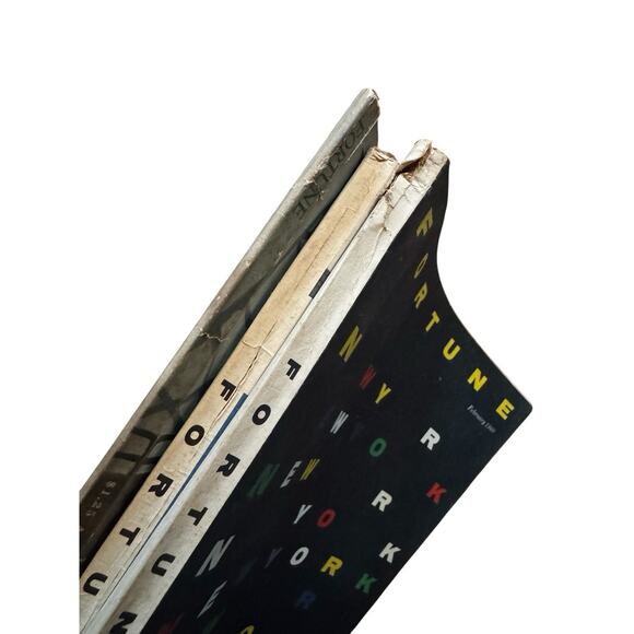 VTG Fortune Magazine Lot of 3 Issues 1950 & 1960 Business Advertising READ - Picture 16 of 16